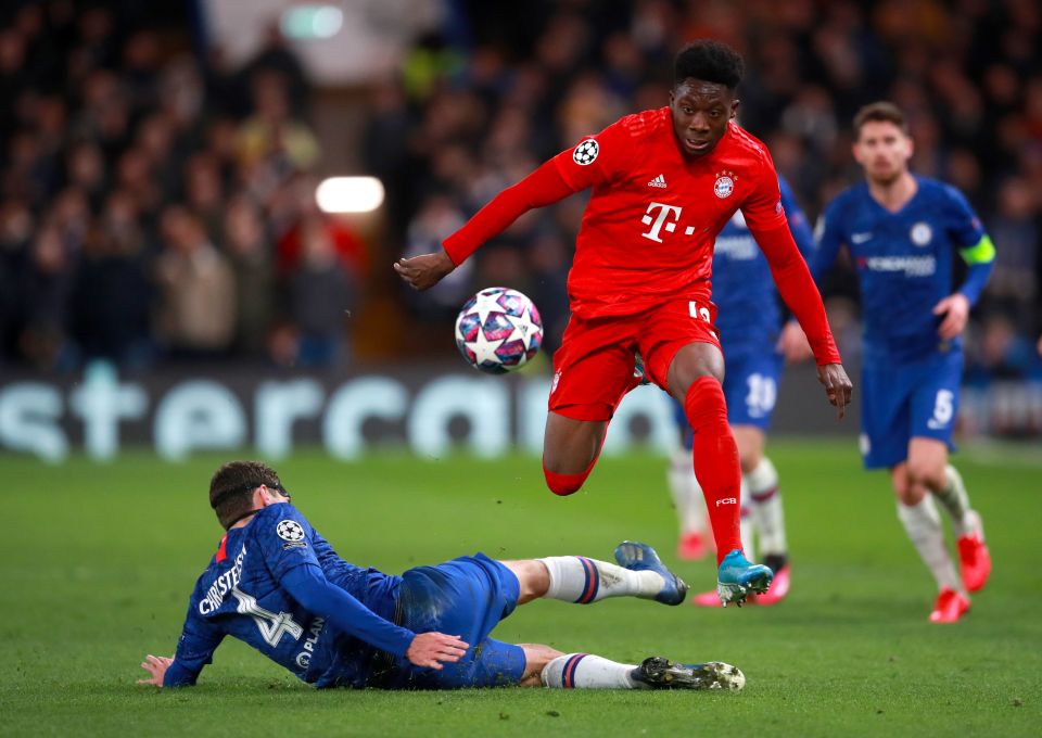  Alphonso Davies was sensational in Bayern's win over Chelsea