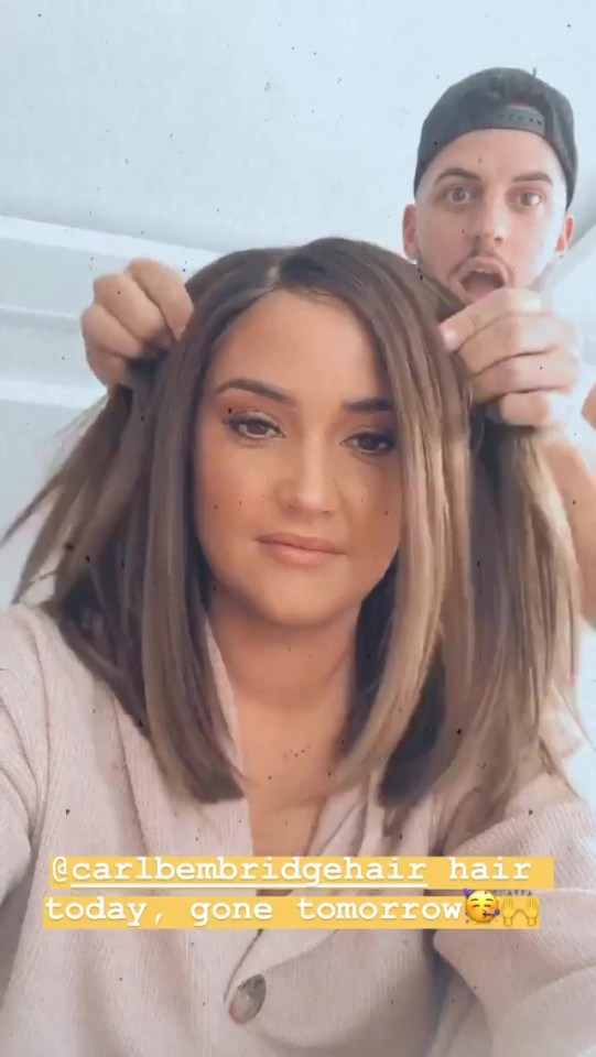  Jacqueline Jossa has revealed her new sleek bob is a wig