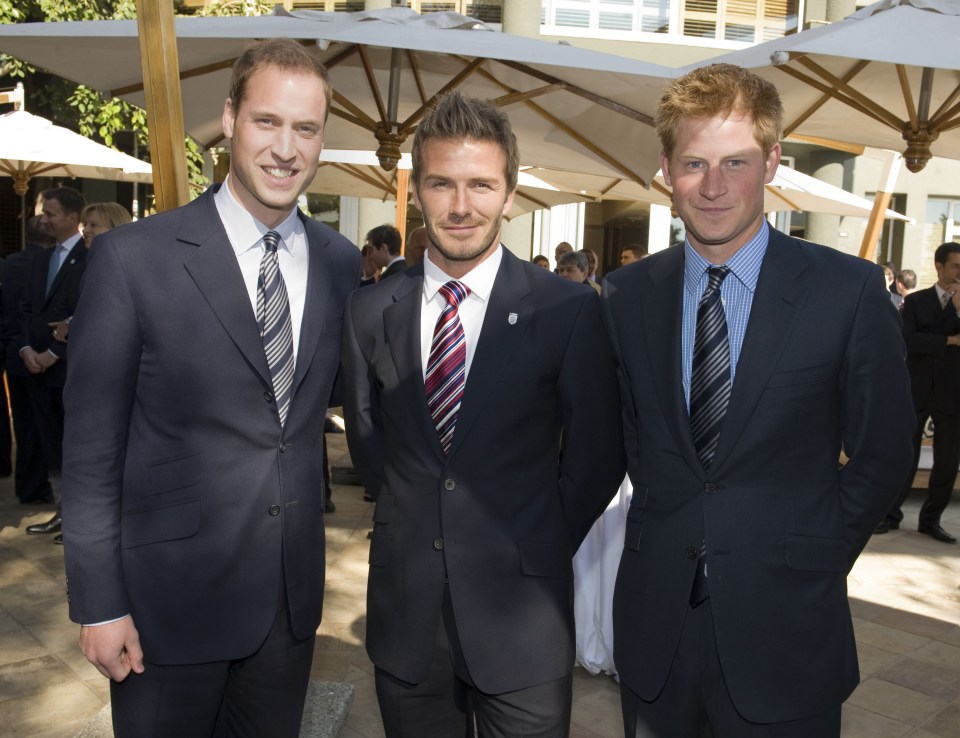  David Beckham said he is proud of his pal Prince Harry