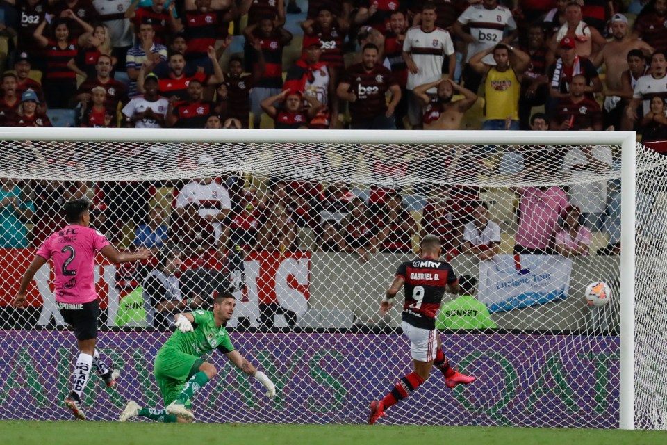  Brazilian international Barbosa netted the opener against Ecuadorian outfit Independiente del Valle