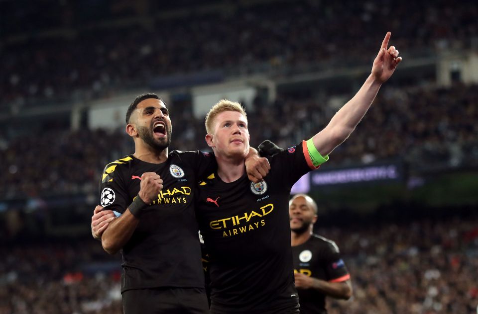  De Bruyne was the hero as Man City stunned Real Madrid midweek