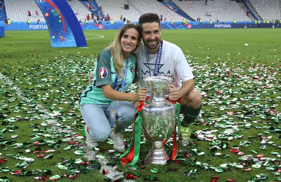  Ana is Joao Moutinho's biggest supporter and watches his games