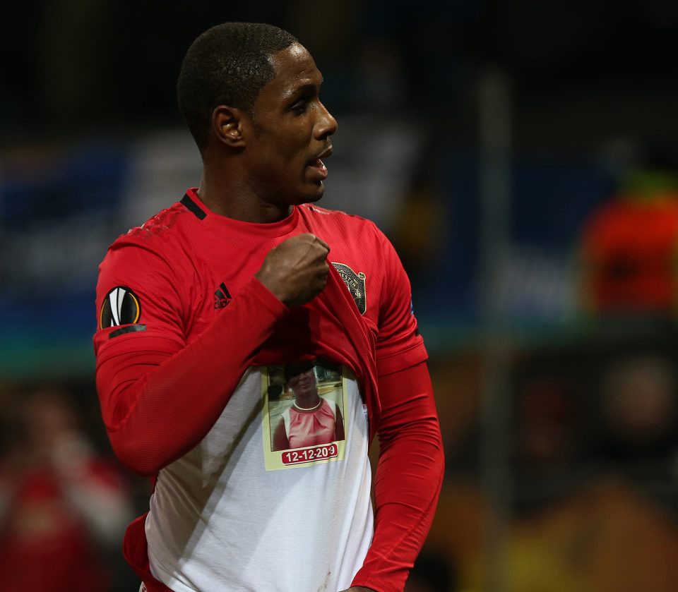  Odion Ighalo dedicated his first goal for Manchester United to his tragic sister Mary