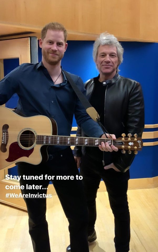  Jon Bon Jovi has joined with Prince Harry to record new song Unbroken in an effort to raise money for the Invictus Games Foundation