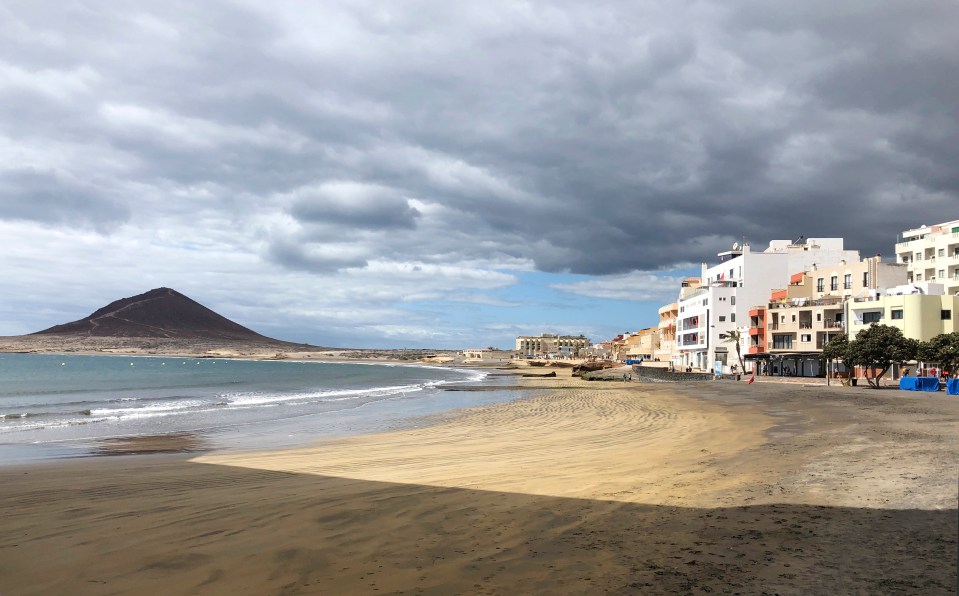  Beaches in Tenerife have been left deserted following the shut down