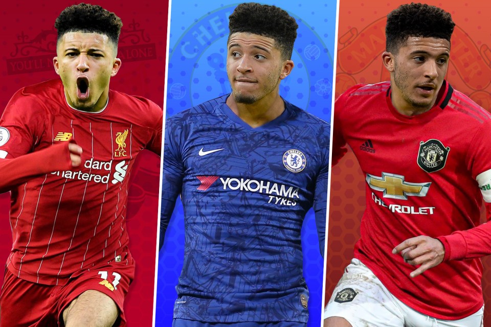  Jadon Sancho is being chased by Premier League giants Liverpool, Chelsea and Manchester United