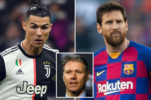 Legend Van Basten says Ronaldo cannot compare to 'genius' Messi