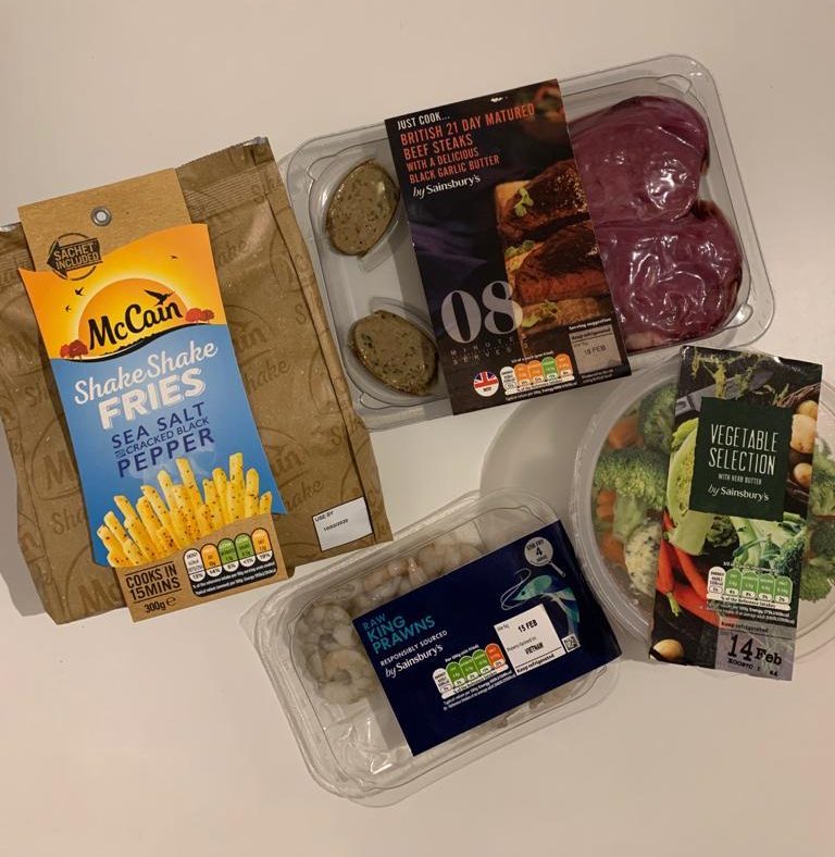  Sainsbury's has a set meal deal for February 14