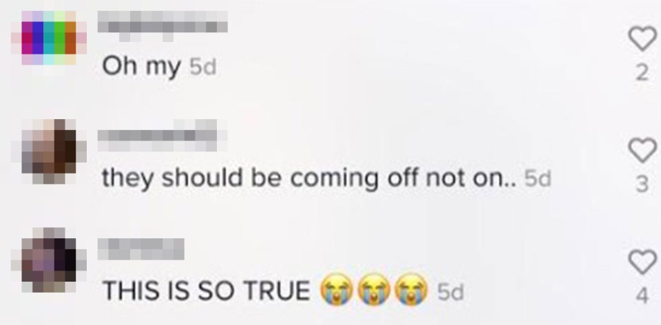  Some of the disturbing messages we found on TikTok within minutes