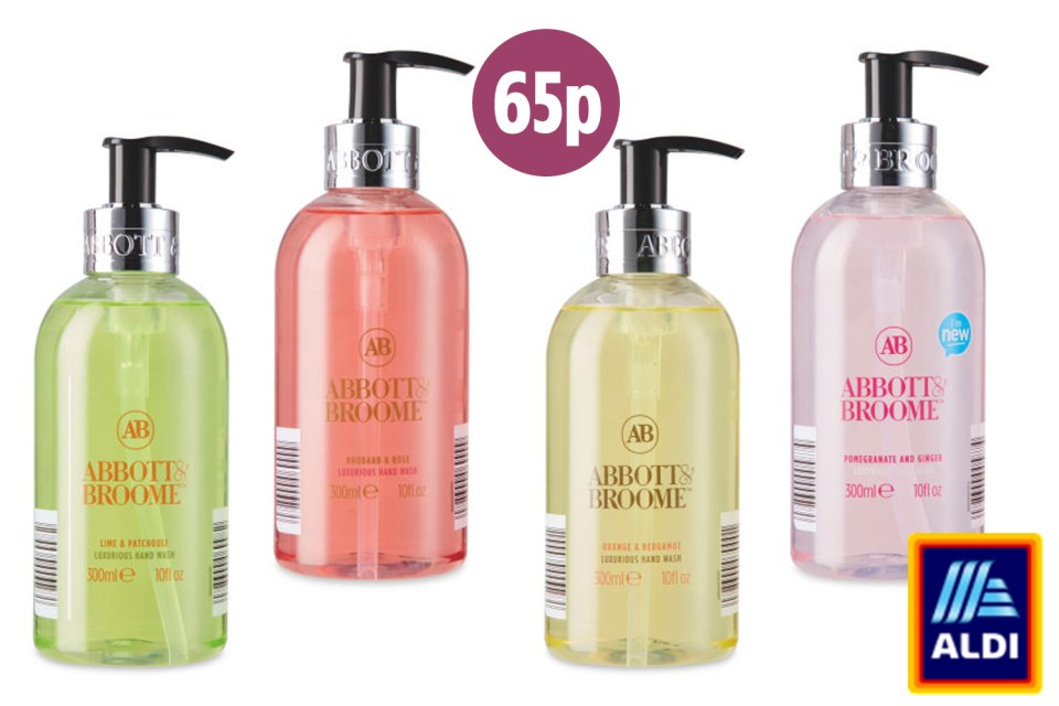  Aldi's hand soaps look just like Molton Brown ones but they only cost 65p