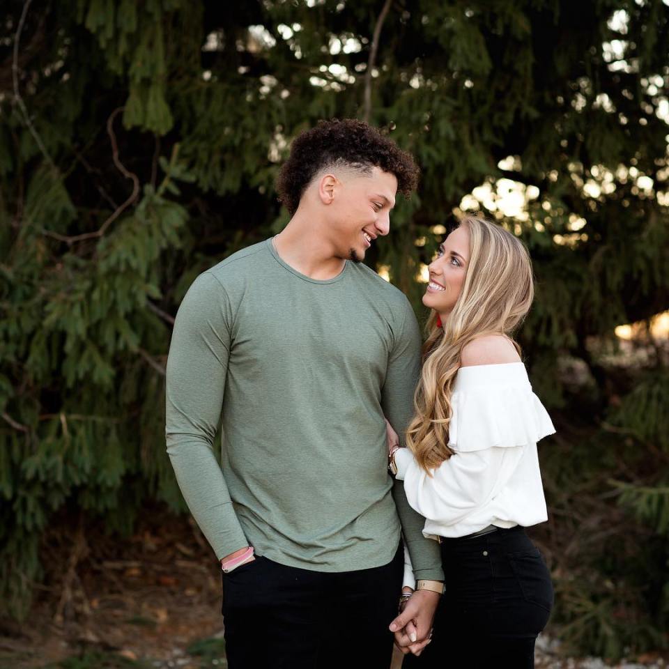  Patrick Mahomes and Brittany have been together since their high school days