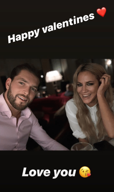 Caroline Flack’s boyfriend has posted a Valentine’s Day message