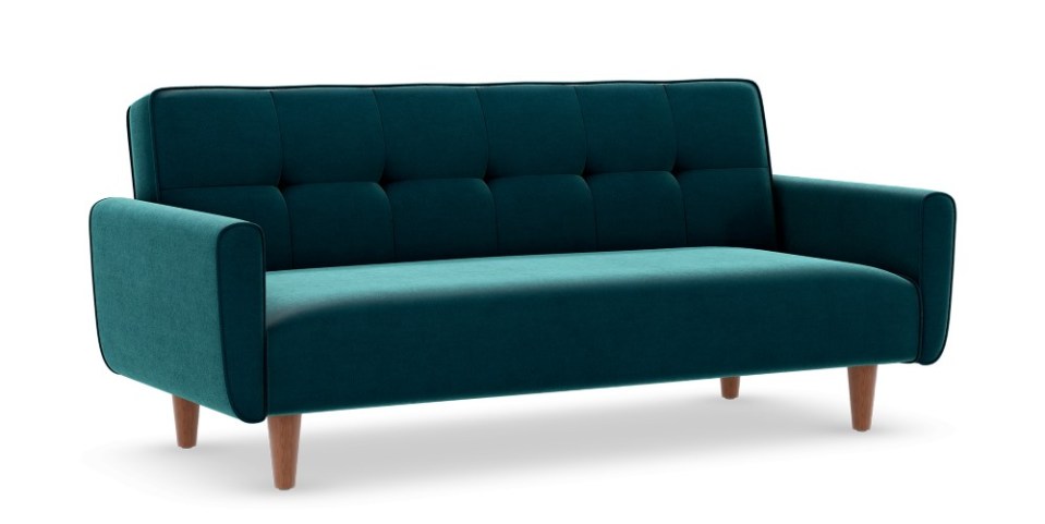  If you love midcentury modern style, you'll love the Jasper sofa bed from M&S