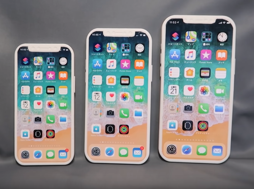  Apple is preparing three new iPhone models (moulds pictured) according to recent leaks