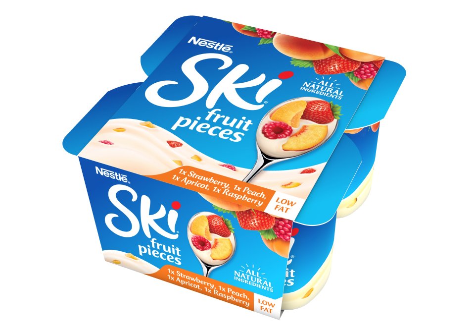  Nestle recalls batches of Ski yogurts because they contain bits of rubber