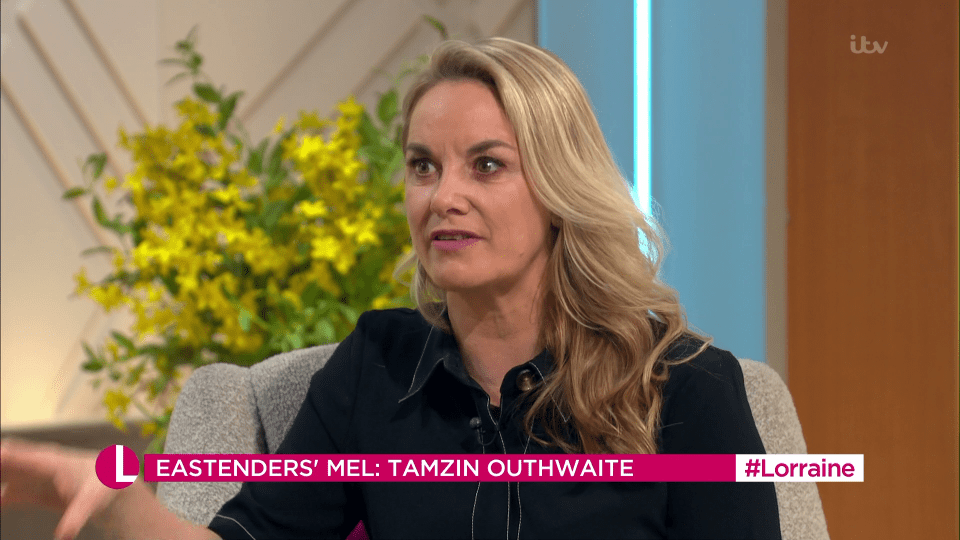 Tamzin spoke about her relationship on Lorraine