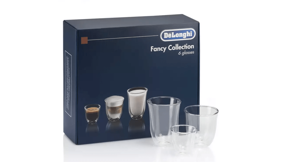  This De'Longhi six piece coffee glass set would make a great gift