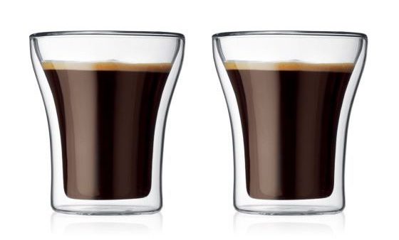  This Bodum coffee glass set is on offer