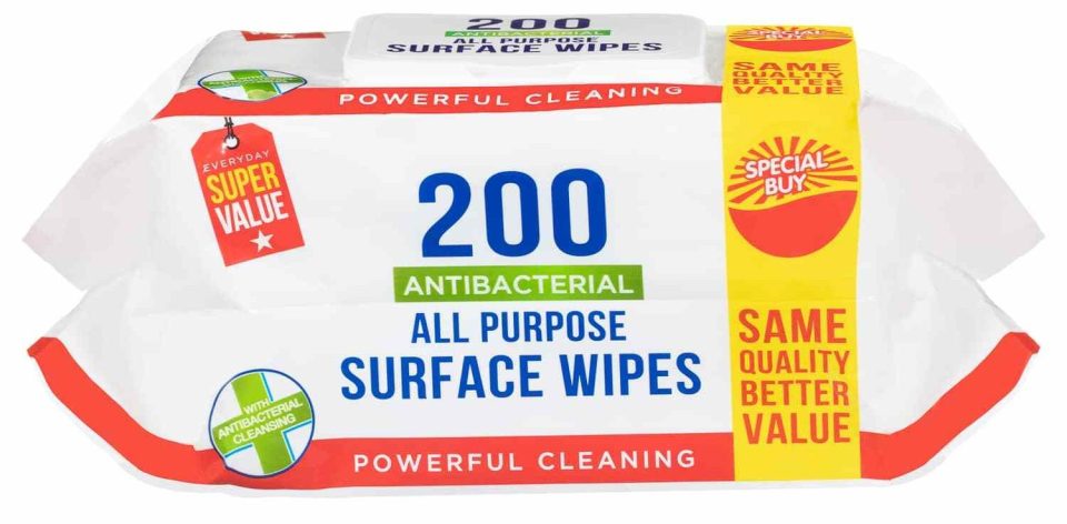  BM's antibacteial wipes are cheaper than buying branded ones