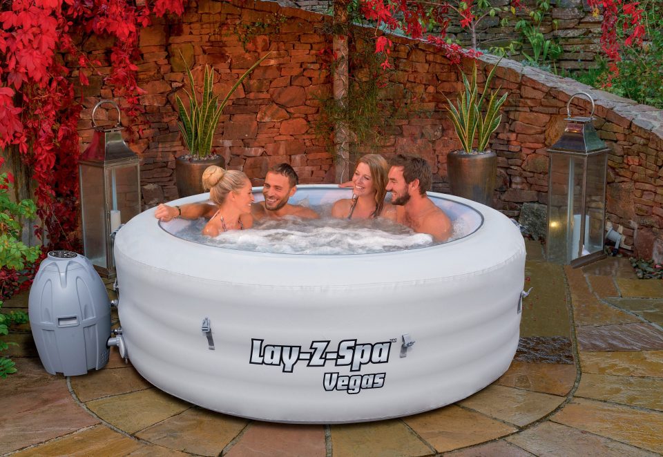  The bigger version, the Bestway Lay-Z Spa Vegas, costs £350