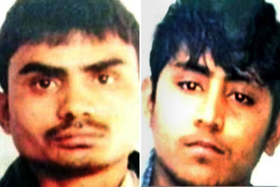  Also executed were Akshay Thakur, left, and Pawan Gupta