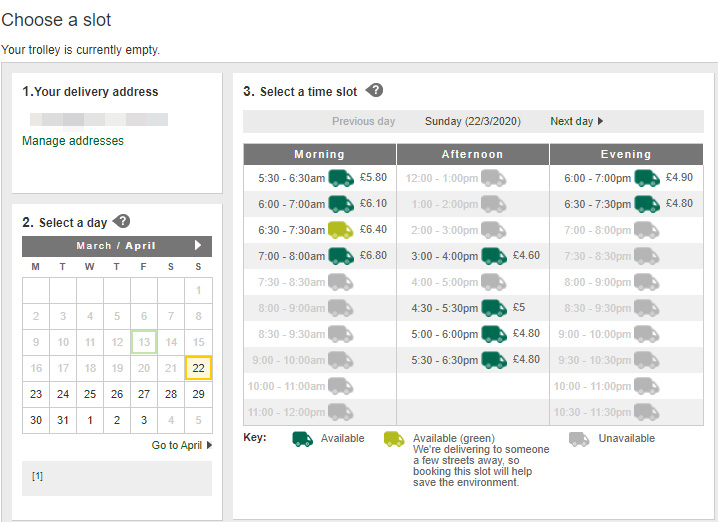  Morrisons has sold out until March 22