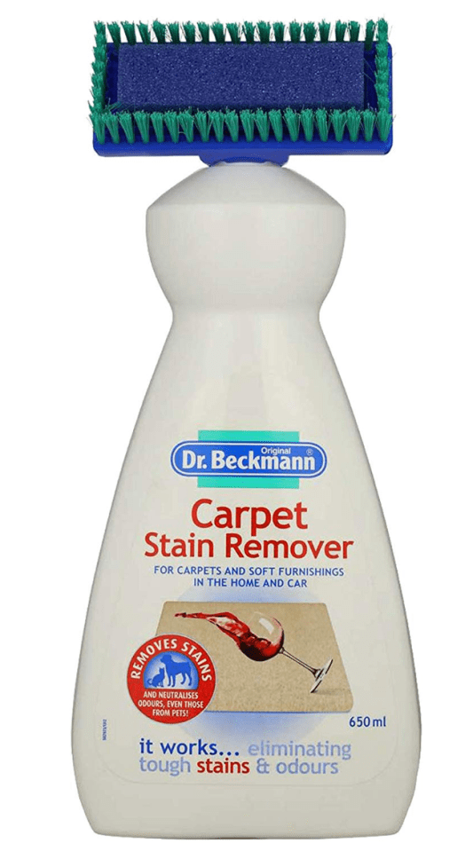  Quick and easy to use, this product comes with a handy applicator brush that removes tough stains within minutes.