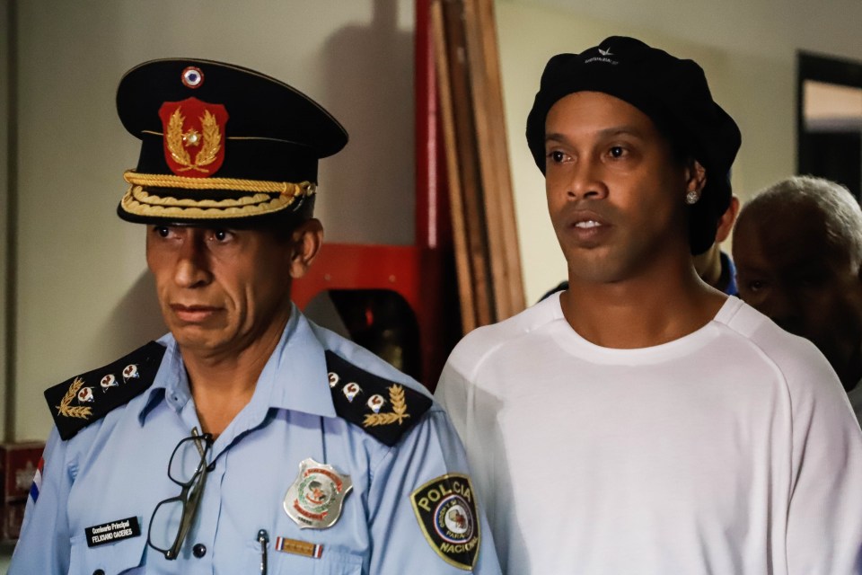  Ronaldinho is said to be facing a worst case scenario as a key witness failed to show up at court