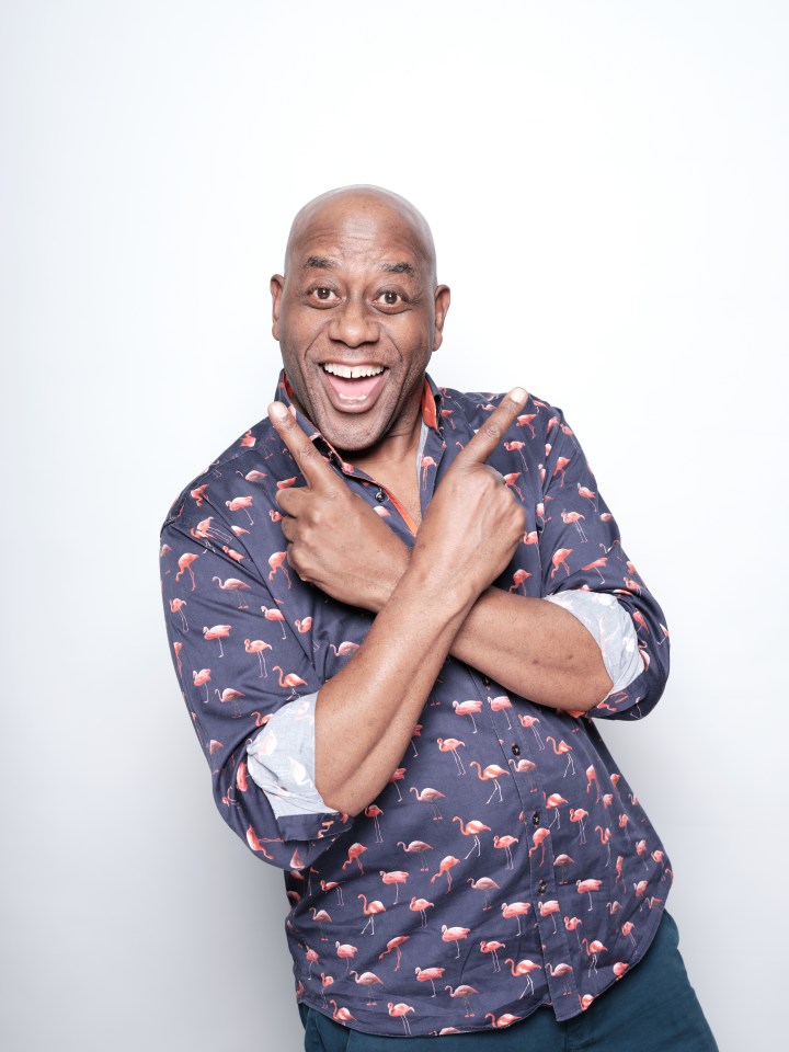  Ainsley Harriott is best known as the original host of popular cooking show Ready, Steady, Cook