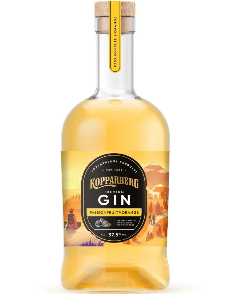  You can buy Kopparberg's new passion fruit and orange gin at Tesco