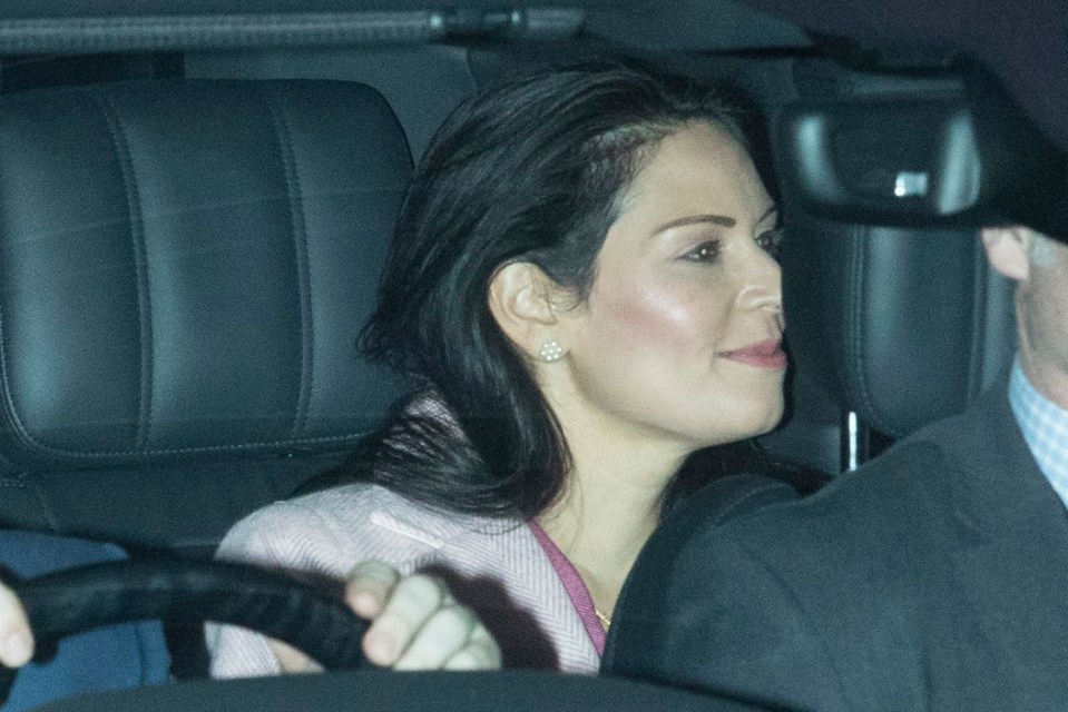  Priti Patel leaves the Home Office