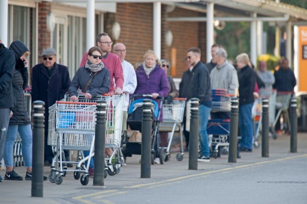 Supermarket queueing