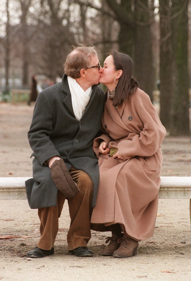 Woody started a relationship with his step-daughter Soon-Yi, pictured