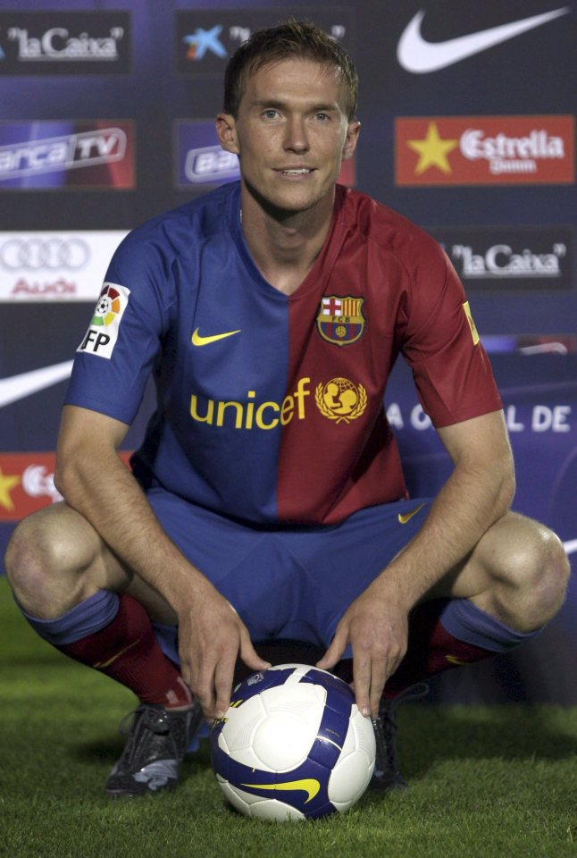  In 2008 Barcelona paid £12m for Hleb and he shed a tear when he left the Gunners