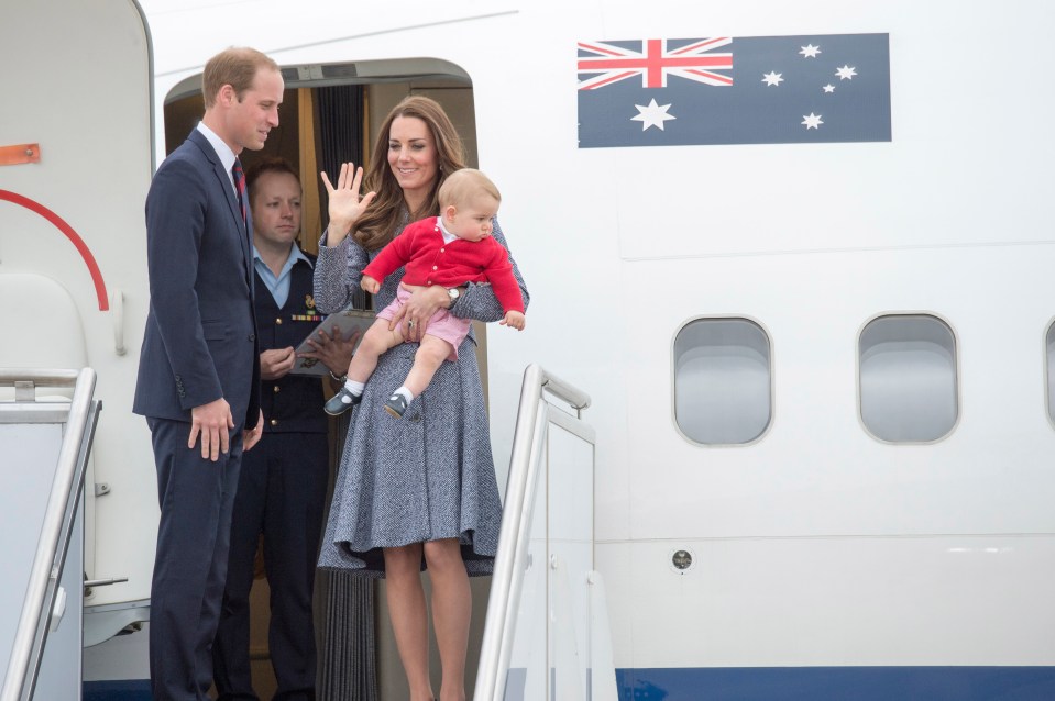  Kate and William previously visited Australia with Prince George in 2014