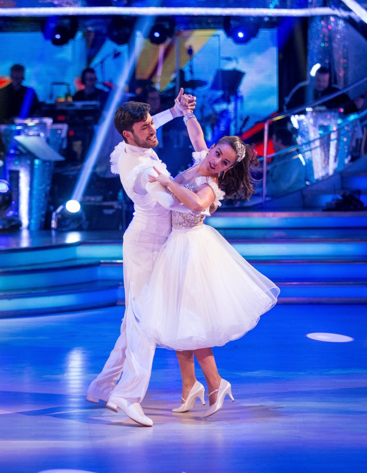  Former co-star Georgia made it to the Strictly finale