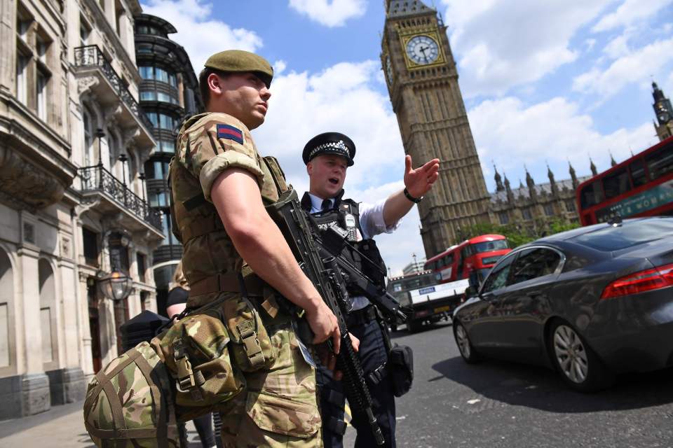  The armed forces are on standby to help the police and NHS