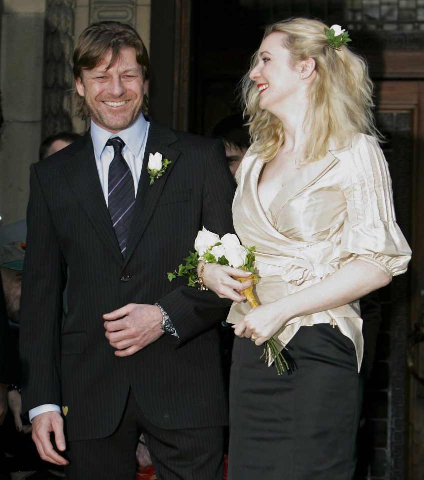  The actor wed actress Georgina Sutcliffe in February 2008 after meeting when she was managing the bar at a West End theatre where Sean was playing Macbeth