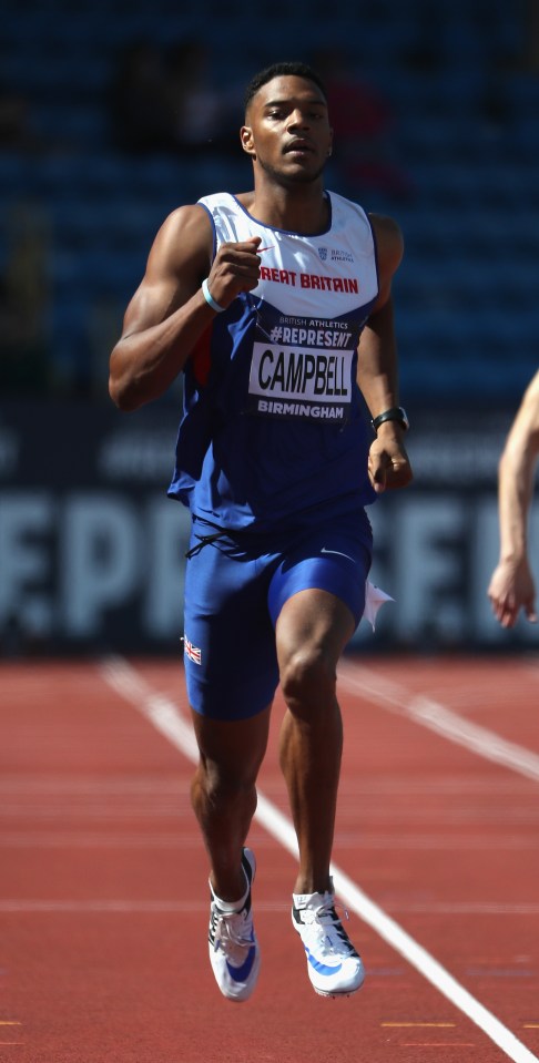  Theo used to be a 400m runner for Great Britain