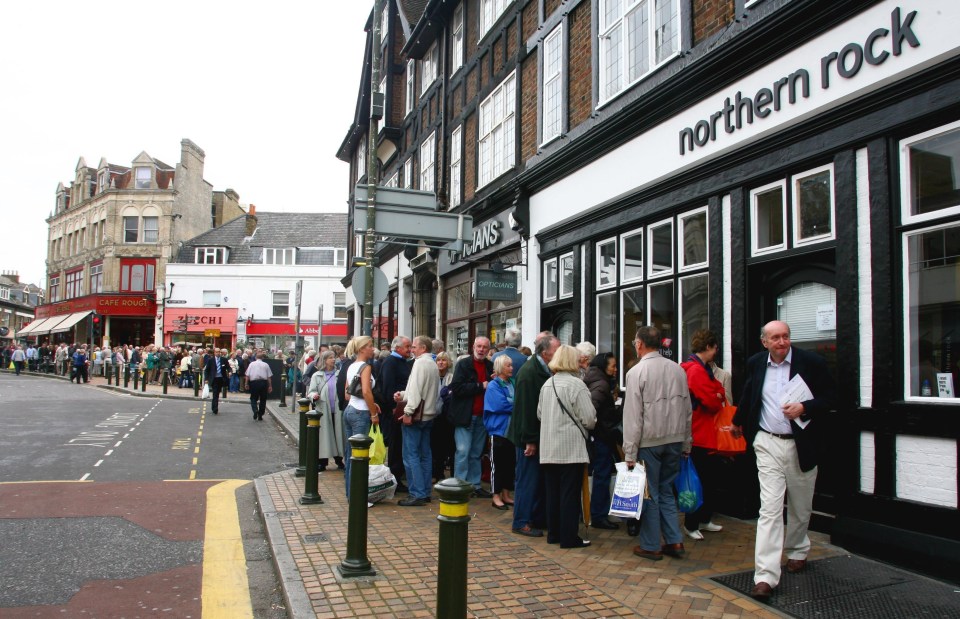  The last time long queues were spotted outside the banks was in the 2008 financial crash