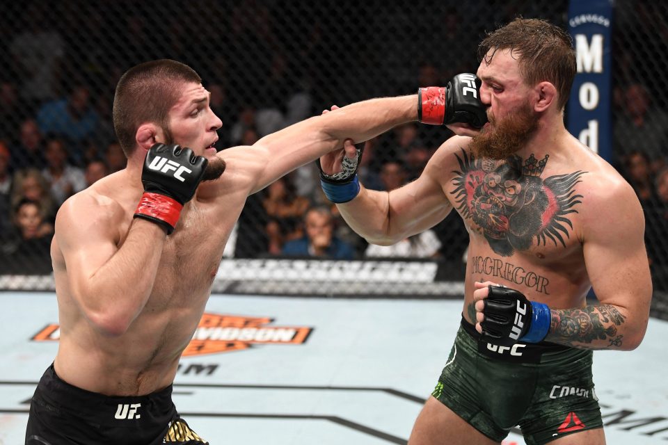  Khabib beat McGregor in October 2018 by submission