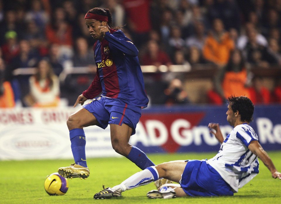  As a footballer, Ronaldinho was majestic on the pitch