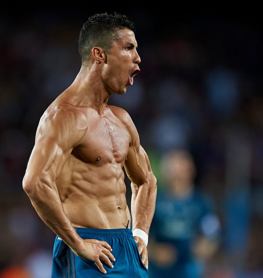  Ronaldo has gone on to become a physical adonis