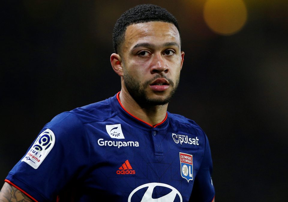  Lazio are lining up a summer swoop for Lyon star Memphis Depay