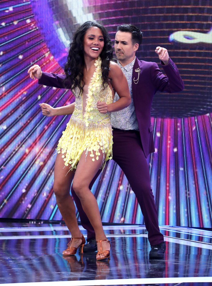  Disco Diva Alex dancing on Strictly