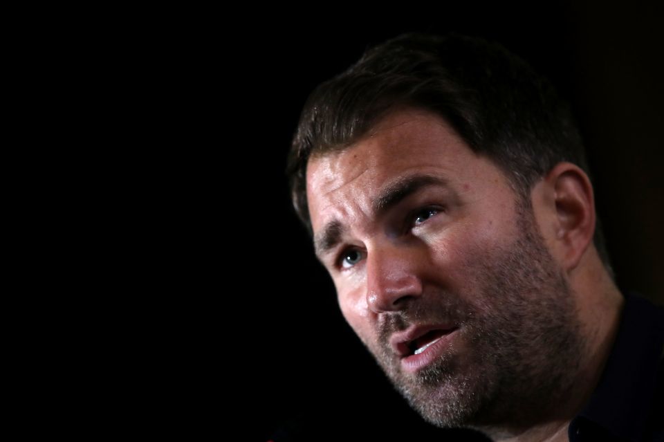  Hearn (pictured) has touted Wales, Saudi Arabia and Las Vegas as possible locations for a December bout between Joshua and Fury or Wilder