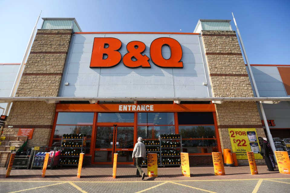  All B&Q stores in the UK have opened their doors to the public