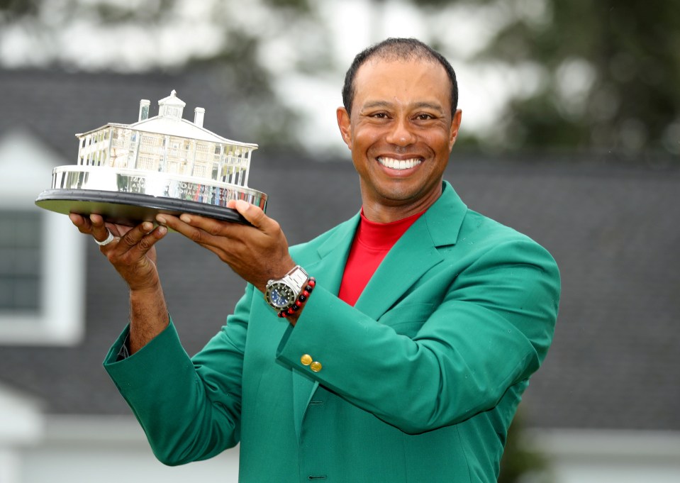  Tiger Woods won the Masters last year in memorable style