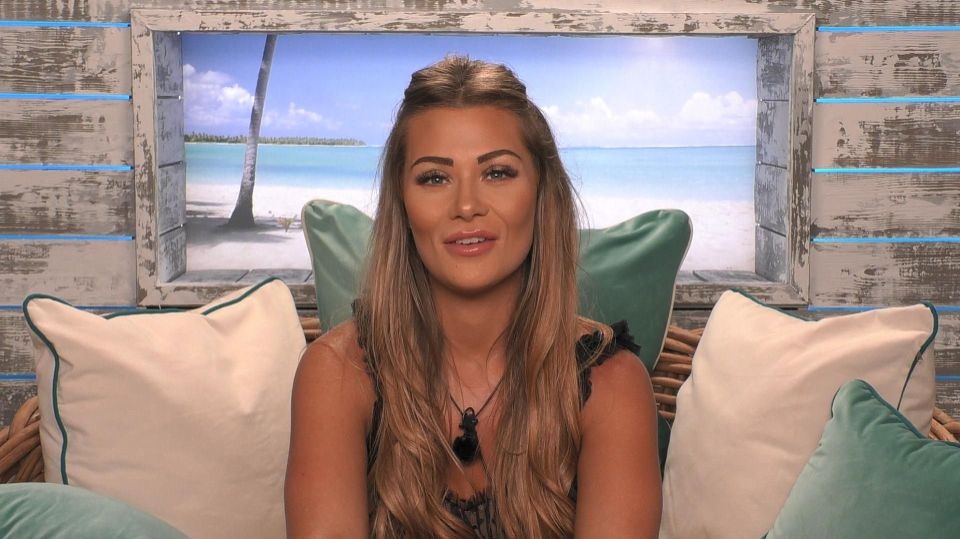  She rose to fame on Love Island last month