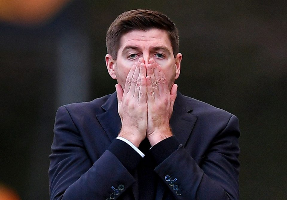  Gerrard was left soul-searching after the shock defeat to Hearts